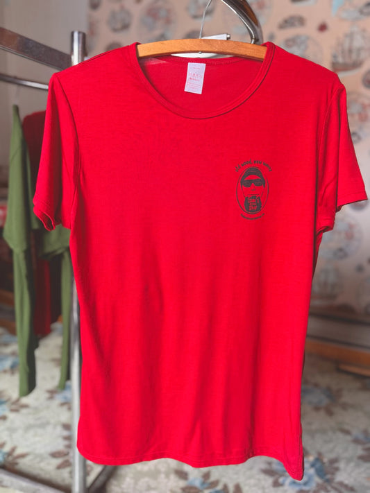 Old Wood, New Waves T-Shirt - Red